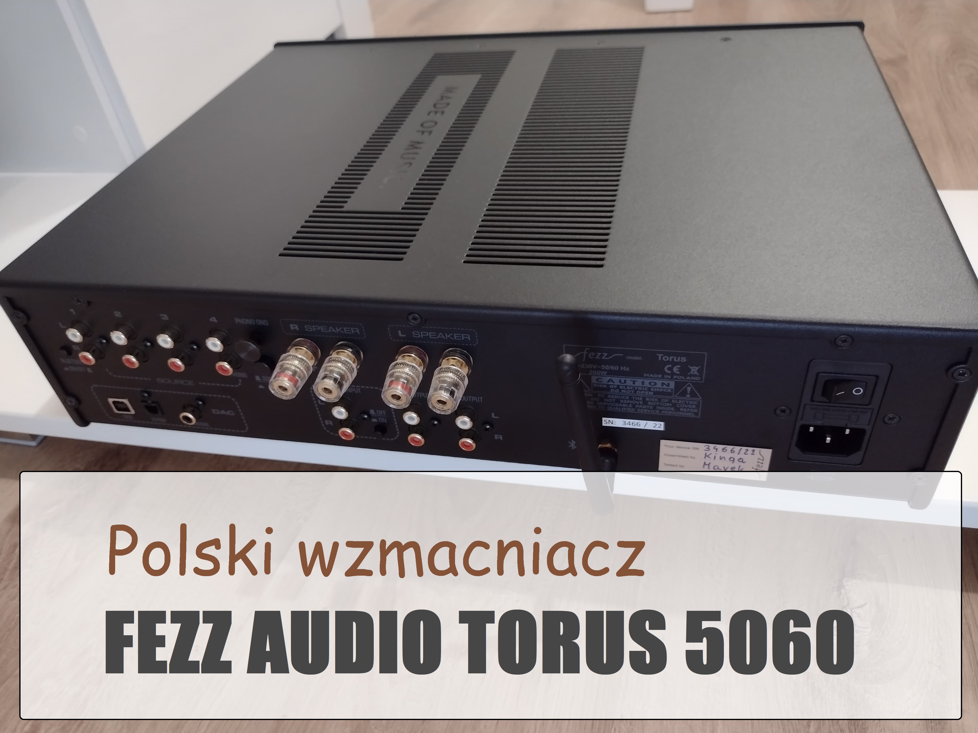 Wzmacniacz Fezz audio torus 5060 tył